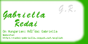 gabriella redai business card